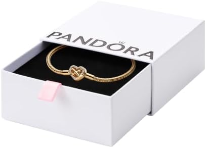 Amazon.com: PANDORA Family Tree Heart Clasp Snake Chain Bracelet